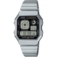 Casio A130WE-1AEF Ανδρικό Ψηφιακό Ρολόι Ανοξείδωτο Ατσάλι 38 mm